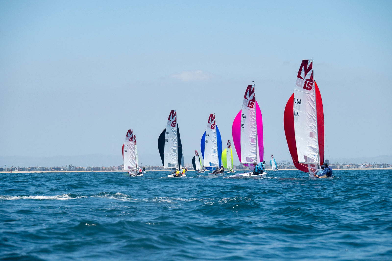 Melges 15 Fleet Battles Through Varied Conditions at Long Beach Race Week