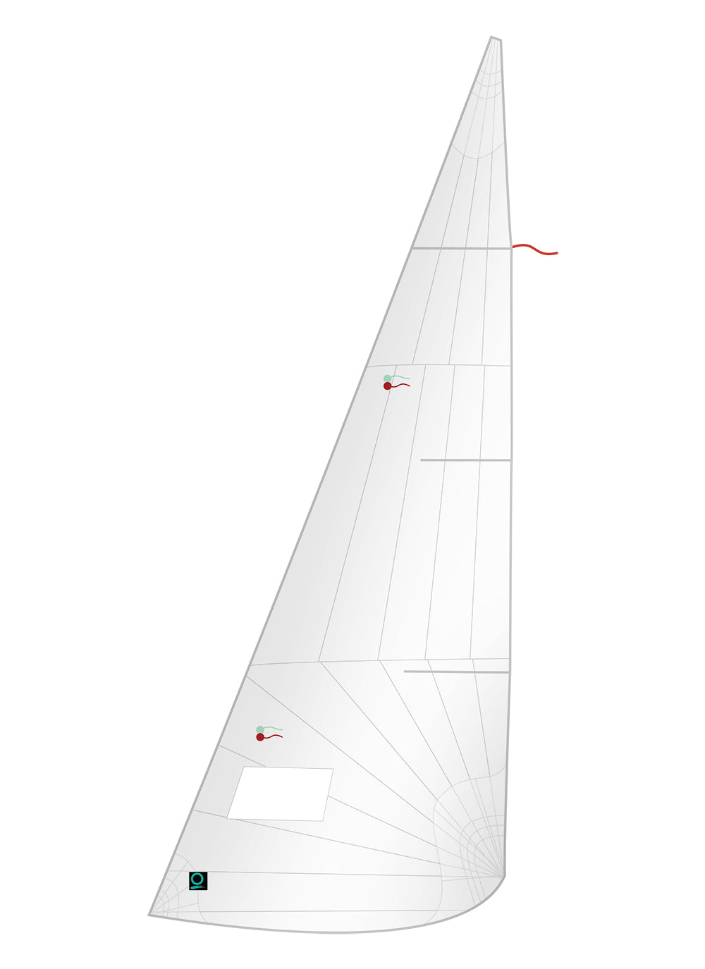 E Scow Medium-Heavy Jib