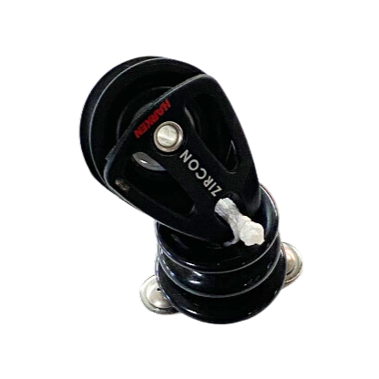 E Scow Spinnaker Block – 40mm Harken Zircon Block w/ soft