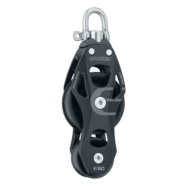 60 mm Aluminum Element Fiddle Block - Swivel, Harken 6262 – Melges