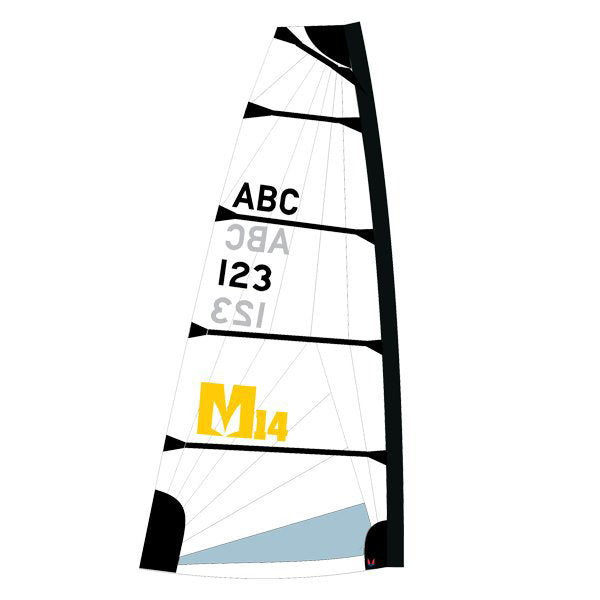Sail Back Melges 14 Sail - Gold – Melges Performance Sailboats